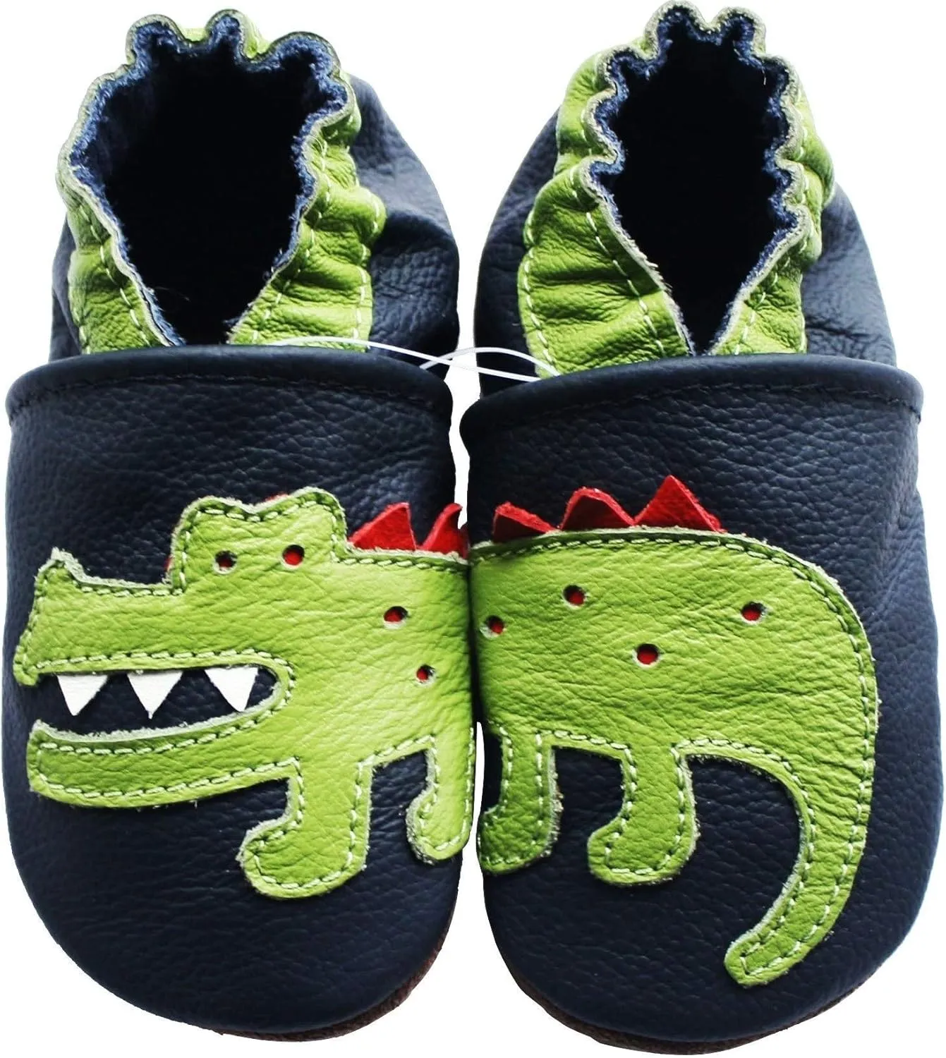 Carozoo Toddler Kids Unisex Slipper Animal Flower Soft Sole Leather Baby Shoes