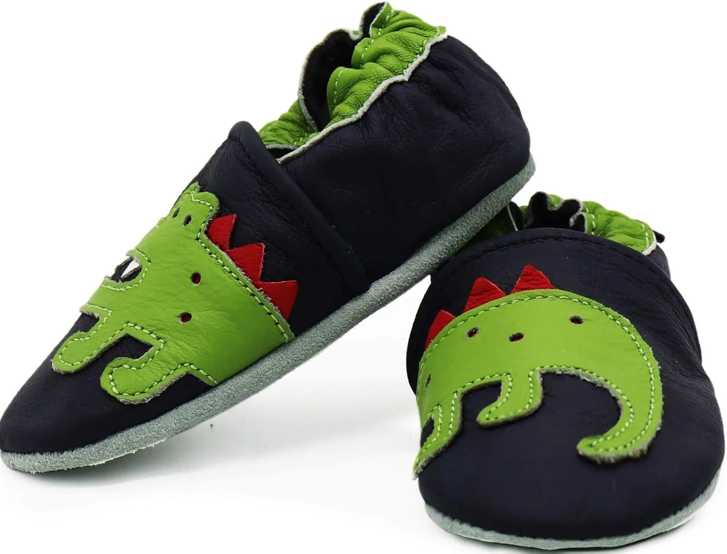 Carozoo Toddler Kids Unisex Slipper Animal Flower Soft Sole Leather Baby Shoes