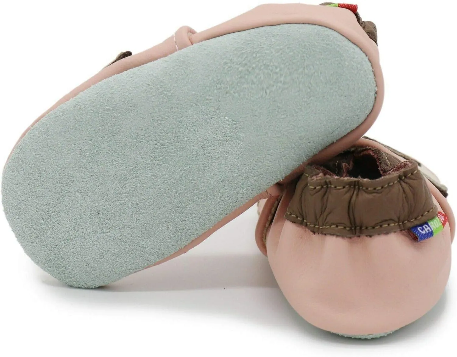 Carozoo Toddler Kids Unisex Slipper Animal Flower Soft Sole Leather Baby Shoes