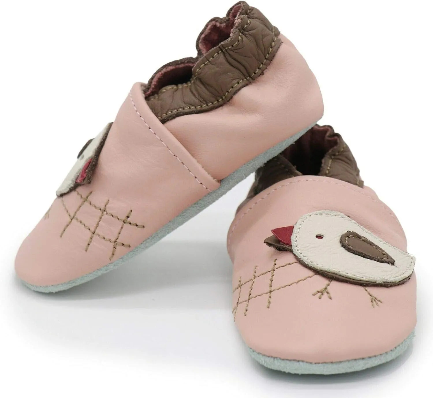 Carozoo Toddler Kids Unisex Slipper Animal Flower Soft Sole Leather Baby Shoes