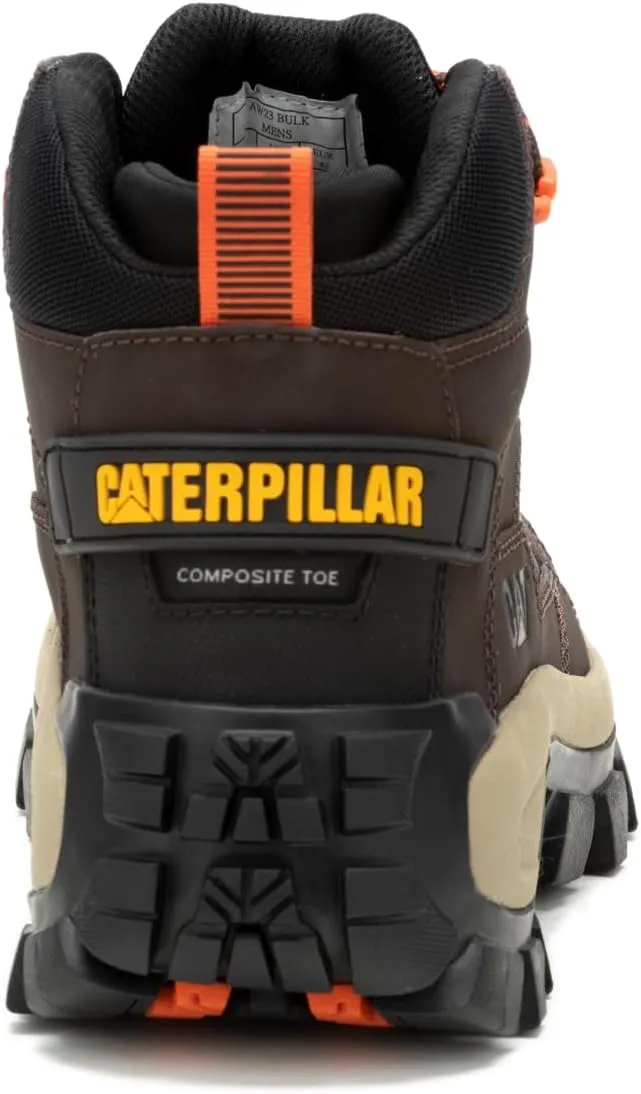 Cat Footwear P9166320107.0W Invader Mid Vent Ct - Coffee Bean 07.0W