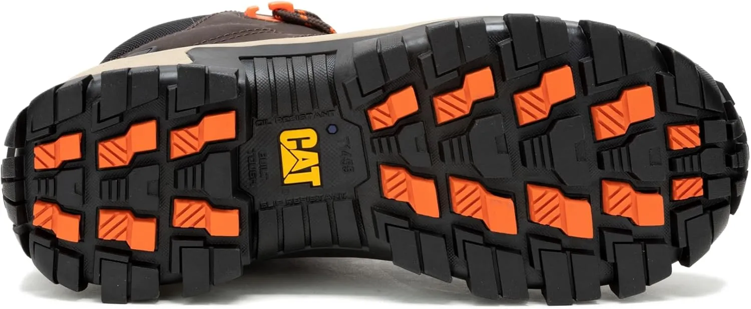 Cat Footwear P9166320107.0W Invader Mid Vent Ct - Coffee Bean 07.0W
