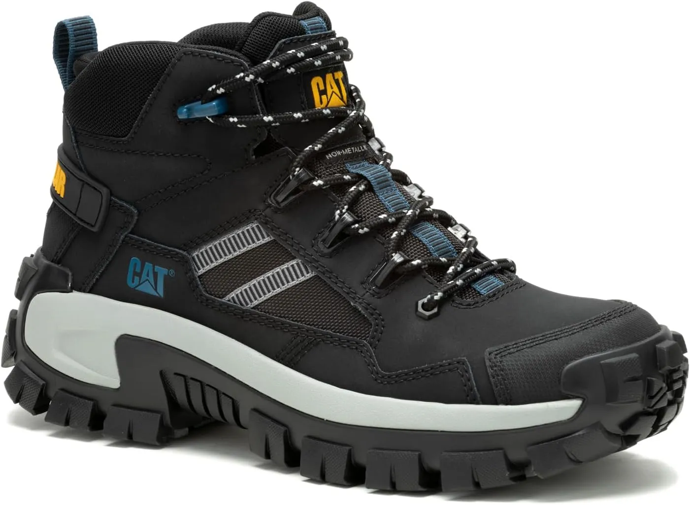 Cat Footwear P9166400109.5W Invader Mid Vent Ct - Black 09.5W