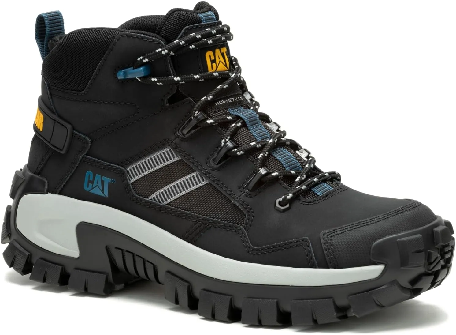 Cat Footwear P9166400109.5W Invader Mid Vent Ct - Black 09.5W