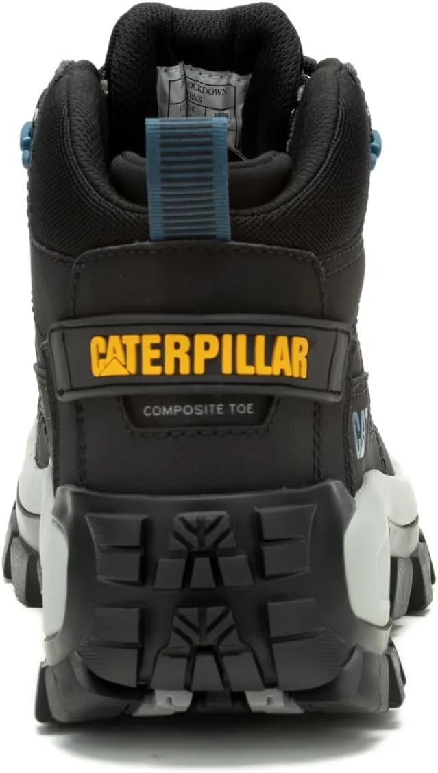Cat Footwear P9166400109.5W Invader Mid Vent Ct - Black 09.5W