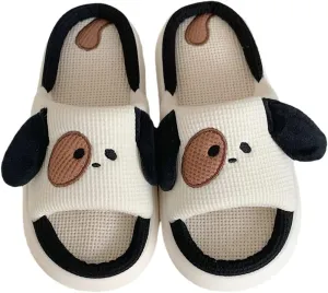 CEINOM Cute Cartoon Dog Slippers Women Kawaii House Slippers Cute Slippers for Women Men Home Floor Slipper indoor