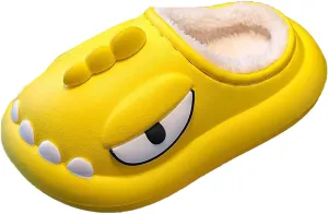 Children's Cotton Slippers Plush Lined Winter House Slipper Non Slip Indoor Slipper Toddler Bedroom Slipper