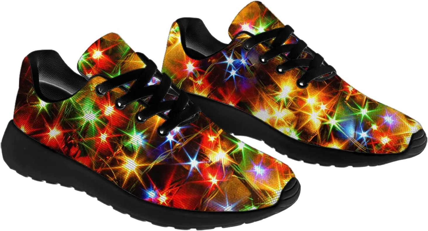 Christmas Shoes for Women Men Running Comfort Lightweight Walking Tennis Sneakers Santa Shoes Gifts for Boy Girl