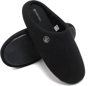 CIOR Unisex Men's Women's Memory Foam Slippers Comfort Cotton-blend Closed Toe House Shoes Indoor Scuff