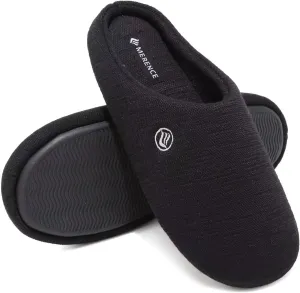 CIOR Unisex Men's Women's Memory Foam Slippers Comfort Cotton-blend Closed Toe House Shoes Indoor Scuff