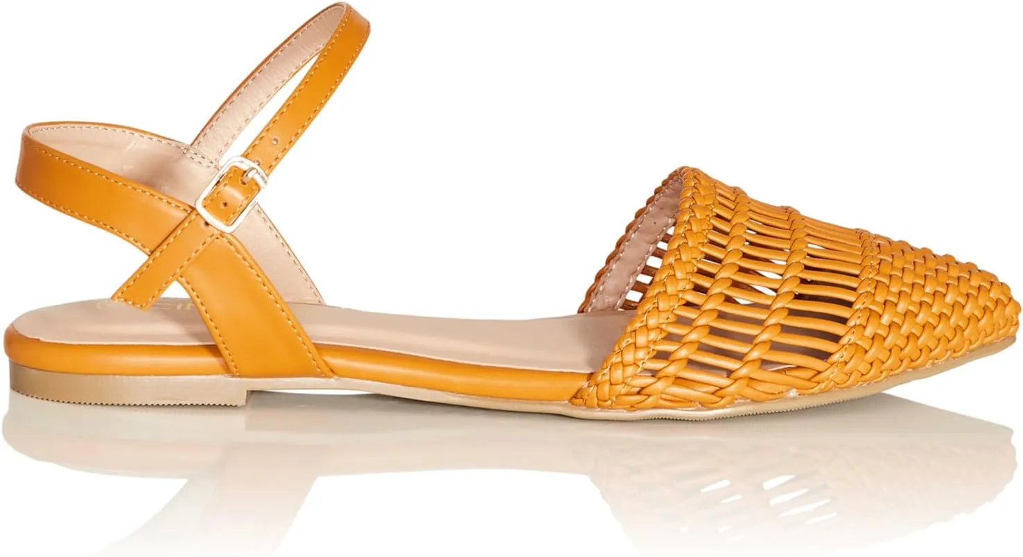 City Chic Women's Wide Fit Rosalie Flat Slipper
