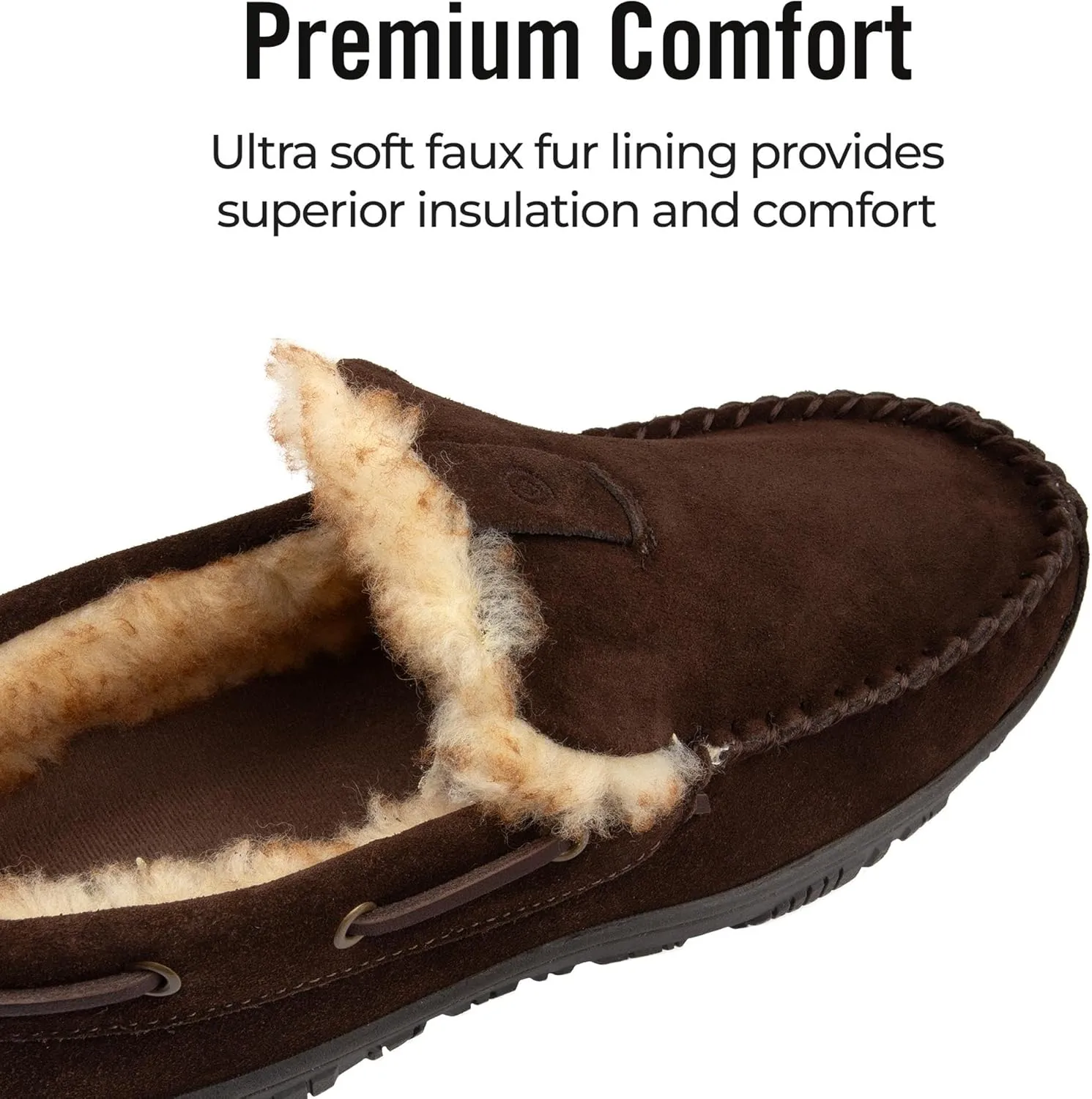 Clarks Men's Clarks, Venetian Moccasin Faux Fur Slipper