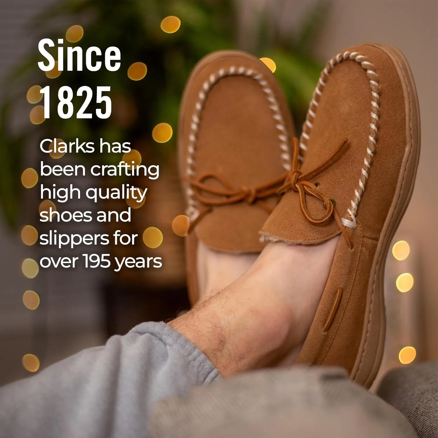 CLARKS Men's Moccasin Slipper