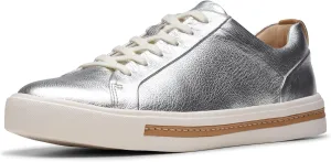 Clarks Women's Sneaker, Metallic, 3.5