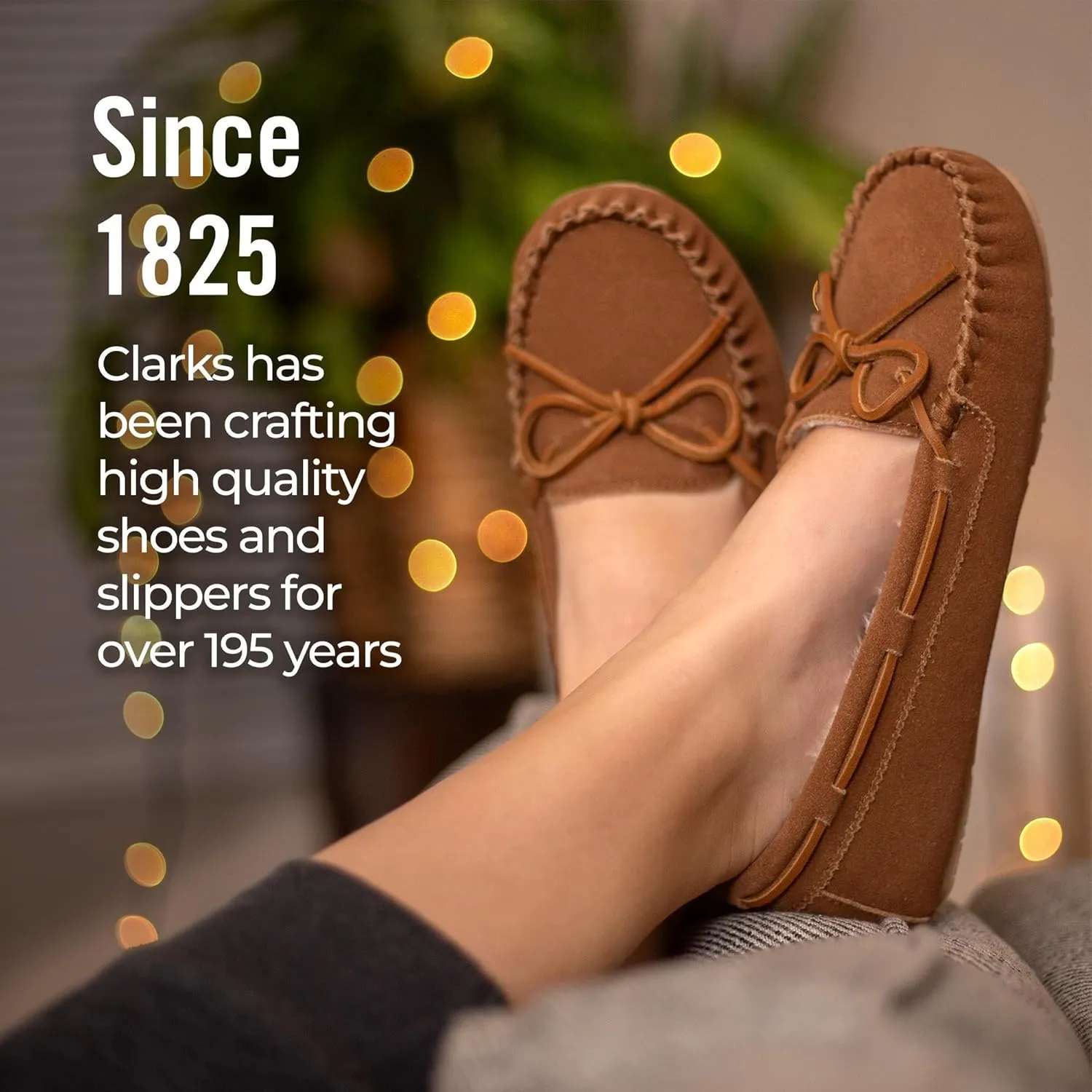 Clarks Women's, Suede Moccasin Slipper