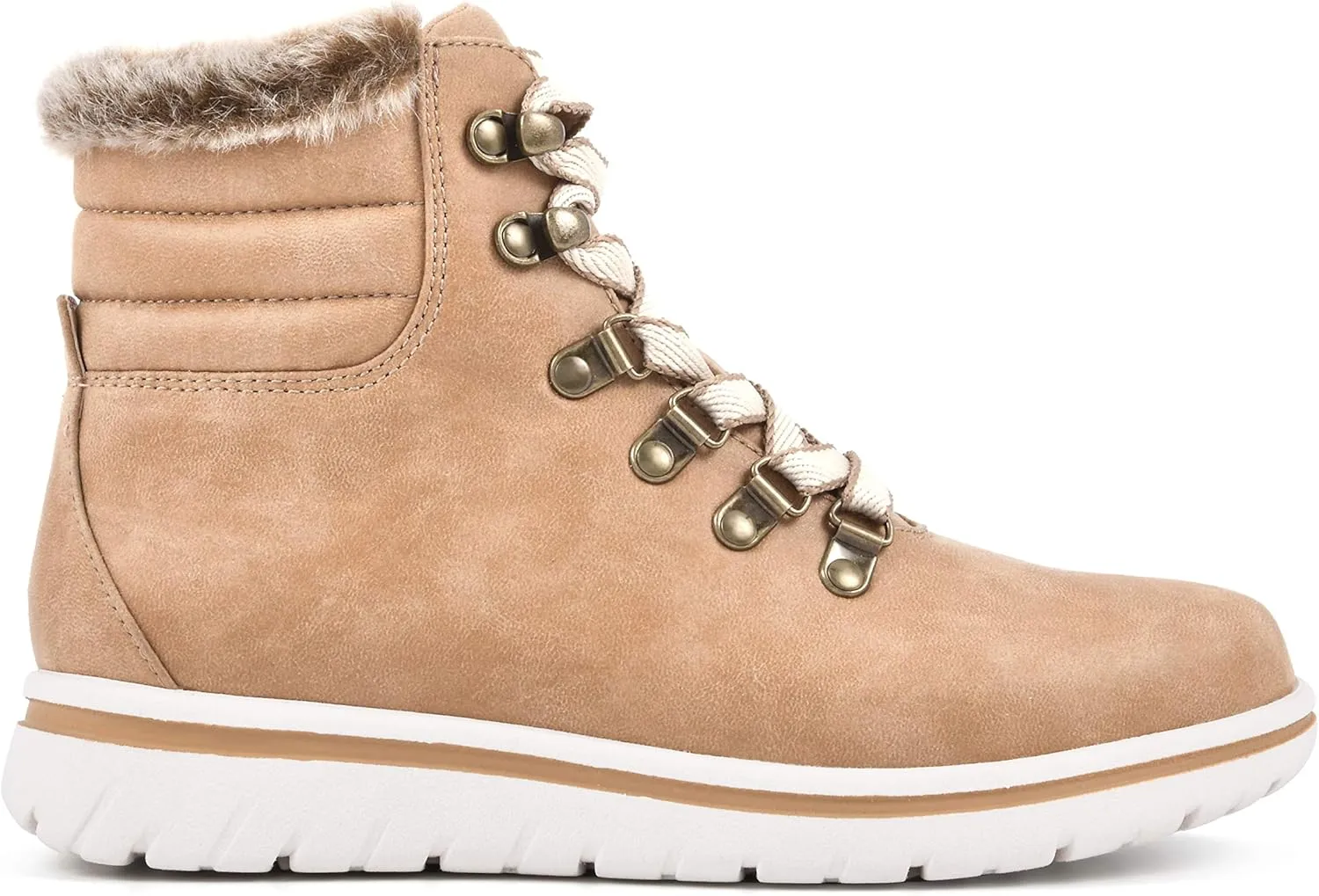 CLIFFS BY WHITE MOUNTAIN Shoes Hallett Women's Casual Hiker Style Bootie