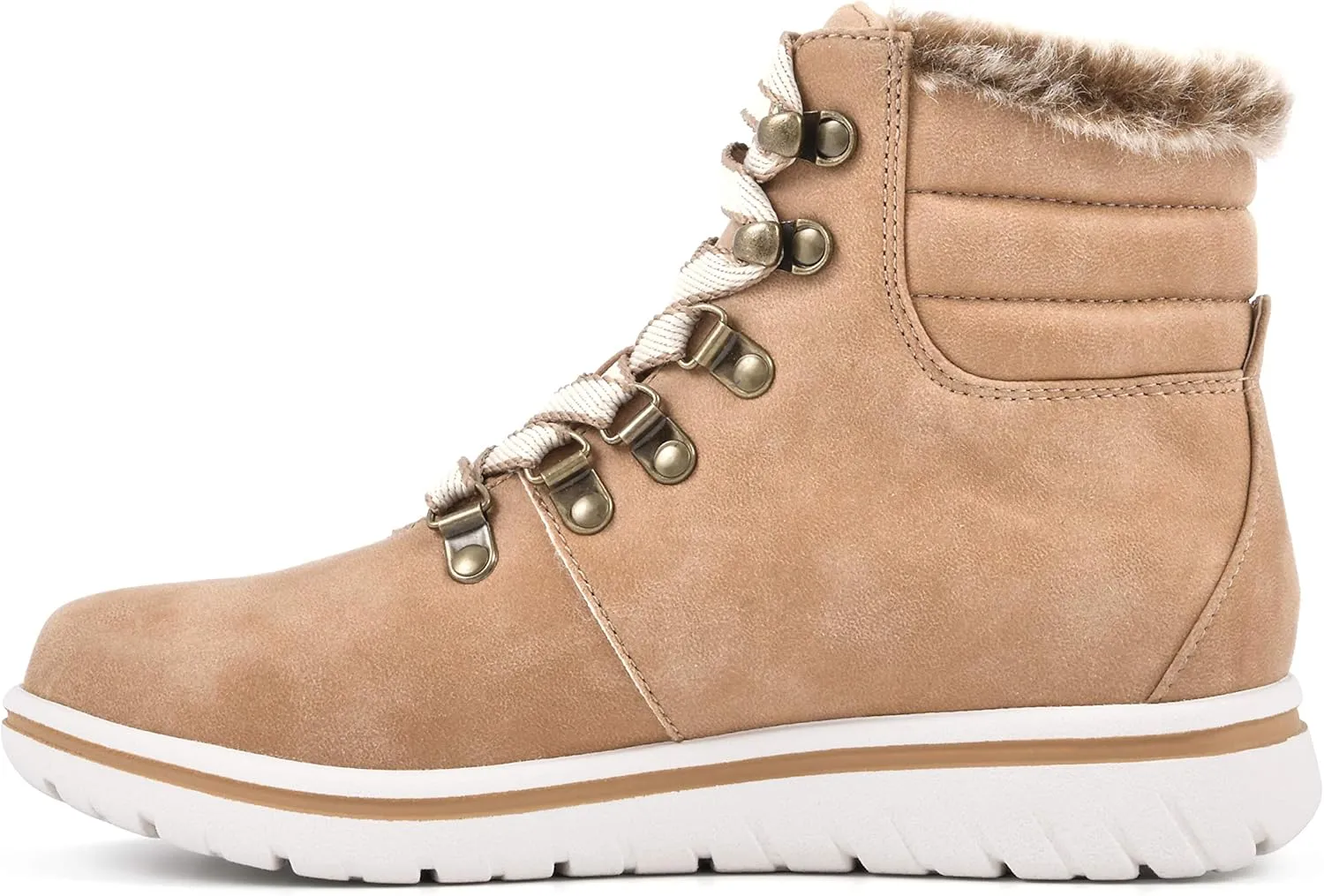 CLIFFS BY WHITE MOUNTAIN Shoes Hallett Women's Casual Hiker Style Bootie
