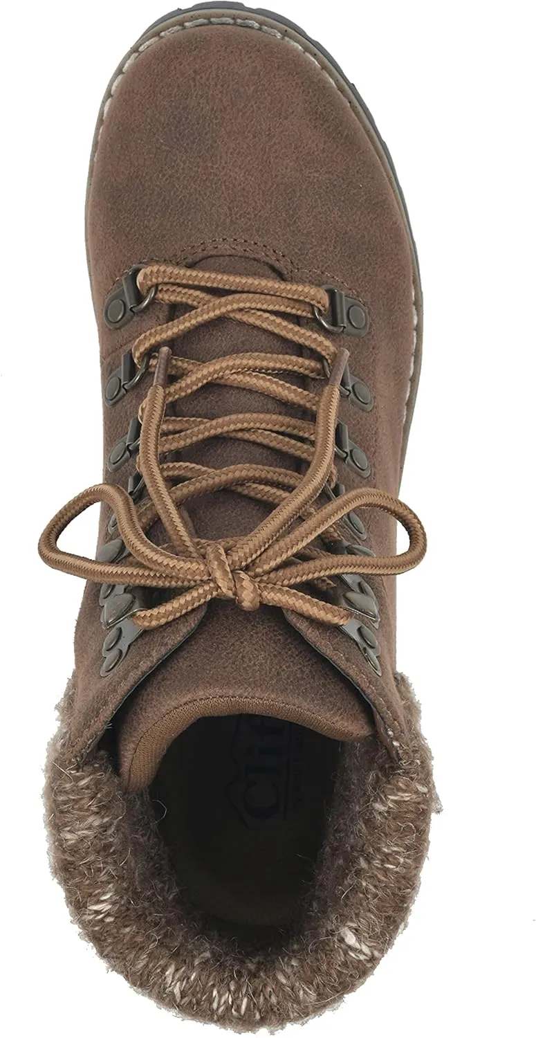 CLIFFS BY WHITE MOUNTAIN Shoes Pathfield Women's Lace-up Hiker Style Bootie