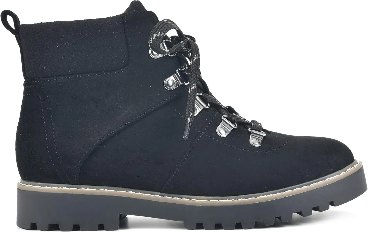 CLIFFS BY WHITE MOUNTAIN Women's Connie Cushioned Lace-Up City Hiker Ankle Boot