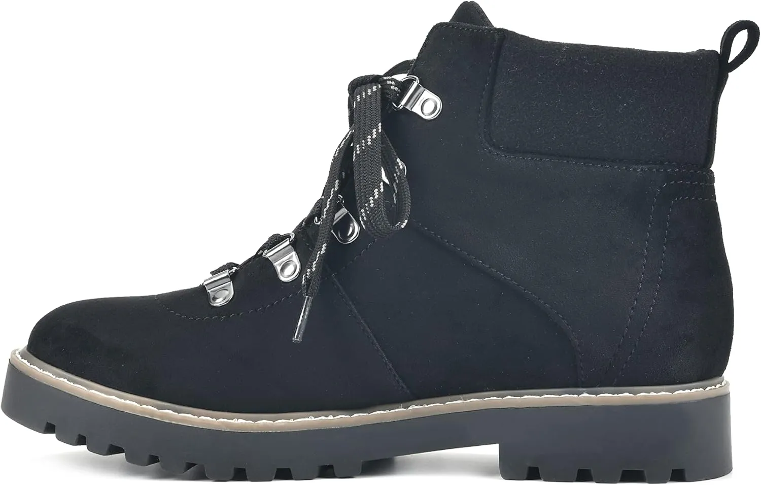 CLIFFS BY WHITE MOUNTAIN Women's Connie Cushioned Lace-Up City Hiker Ankle Boot