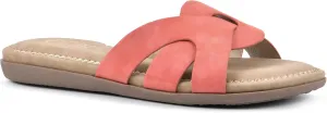 CLIFFS BY WHITE MOUNTAIN Women's Fortunate Woven Slide Sandal