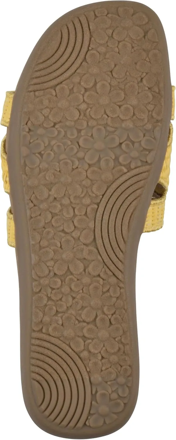 CLIFFS BY WHITE MOUNTAIN Women's Fraly Cut-Out Slide Sandal