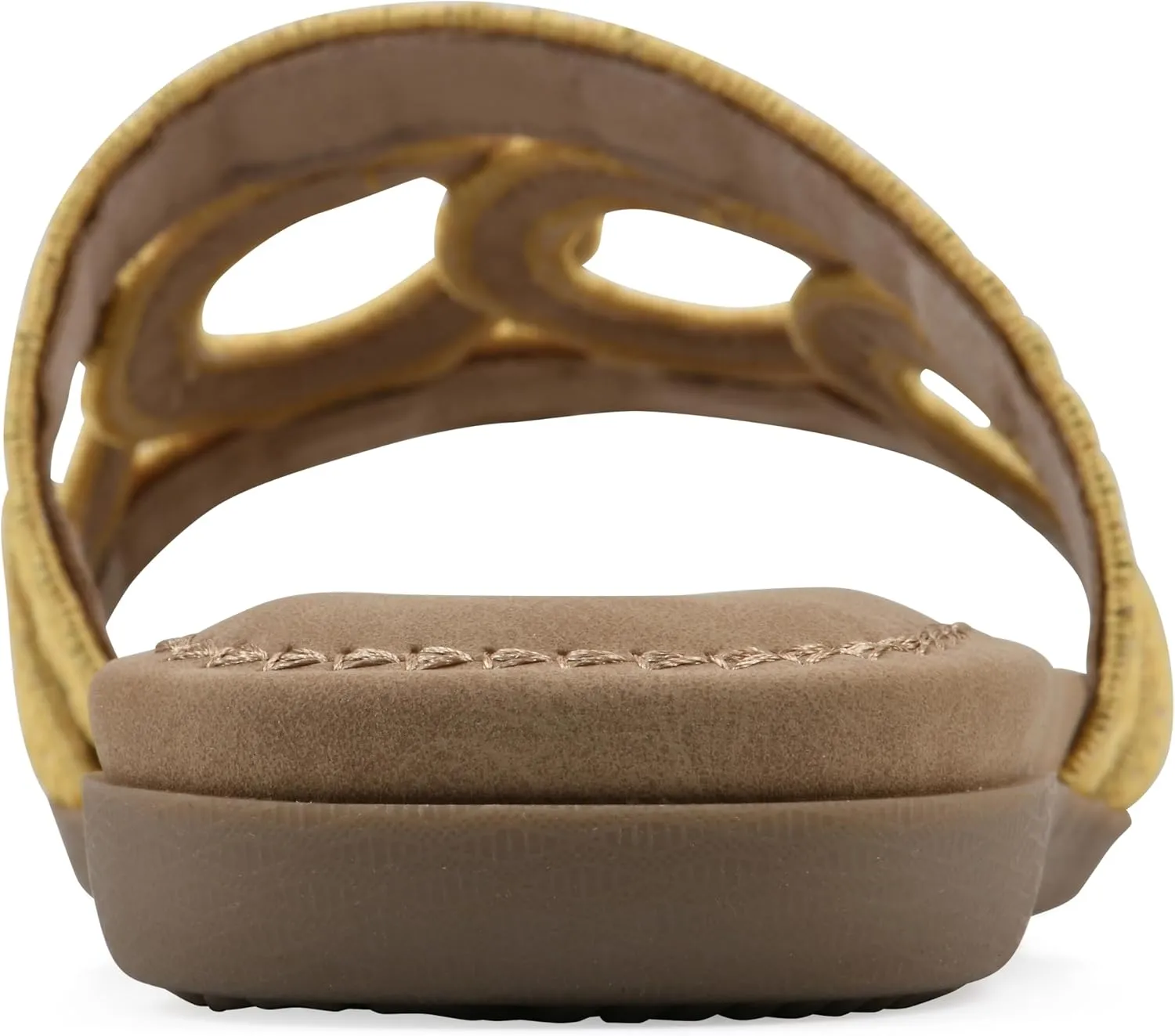 CLIFFS BY WHITE MOUNTAIN Women's Fraly Cut-Out Slide Sandal