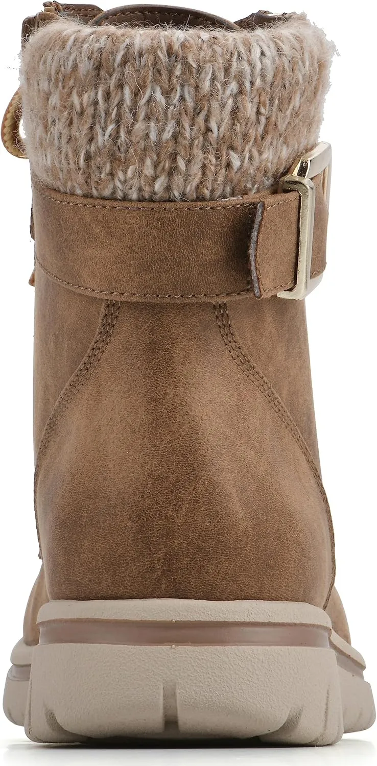 CLIFFS BY WHITE MOUNTAIN Women's Hearten Cushioned City Hiker Ankle Bootie