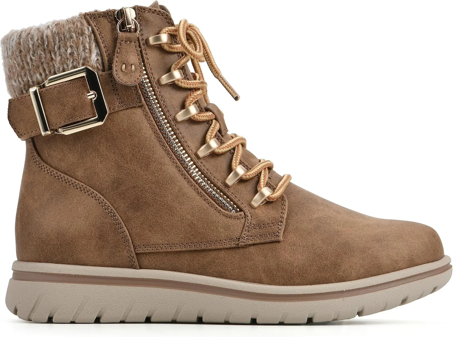 CLIFFS BY WHITE MOUNTAIN Women's Hearten Cushioned City Hiker Ankle Bootie