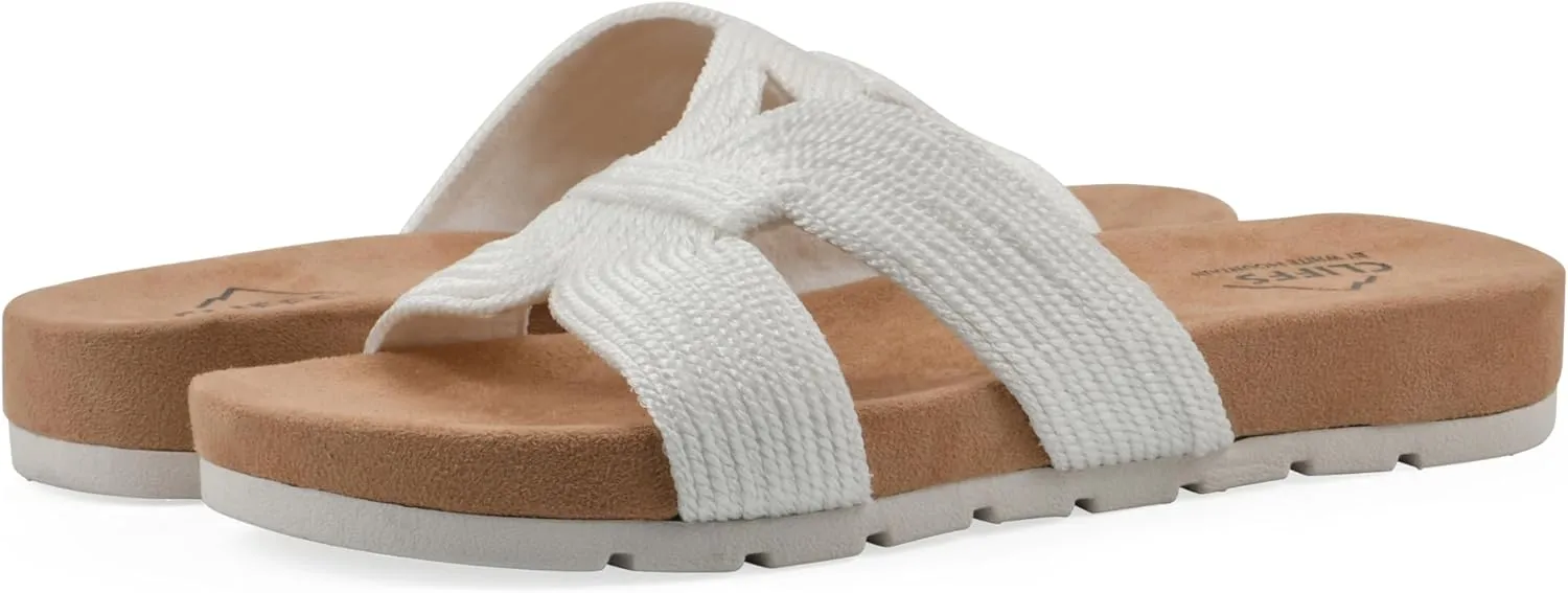 CLIFFS BY WHITE MOUNTAIN Women's Tindra Slide Sandal