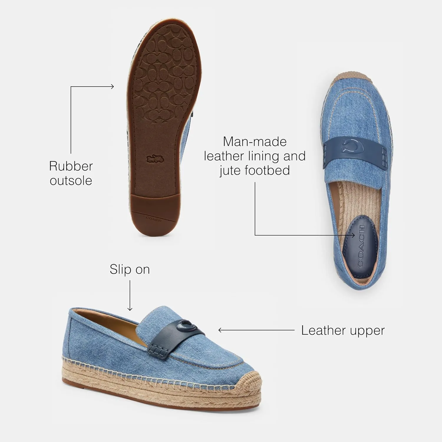 Coach Women's Camilla Espadrille Loafer