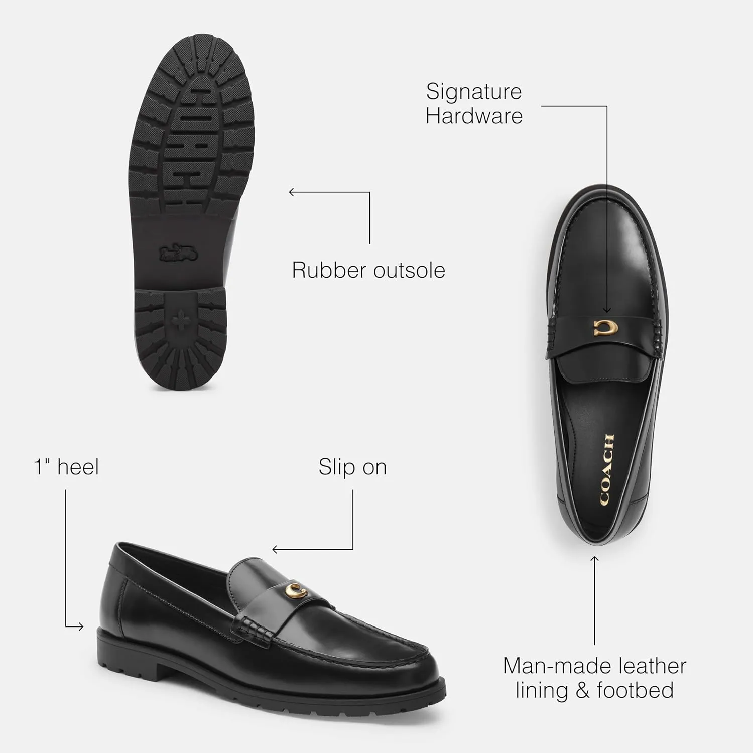 Coach womens Jocelyn Loafer