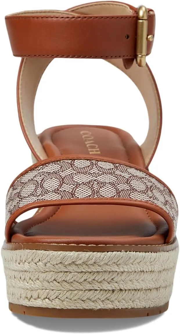 COACH Women's Katherine Micro Signature Jacquard Espadrille Loafer