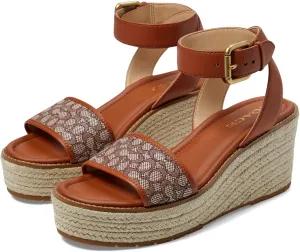 COACH Women's Katherine Micro Signature Jacquard Espadrille Loafer
