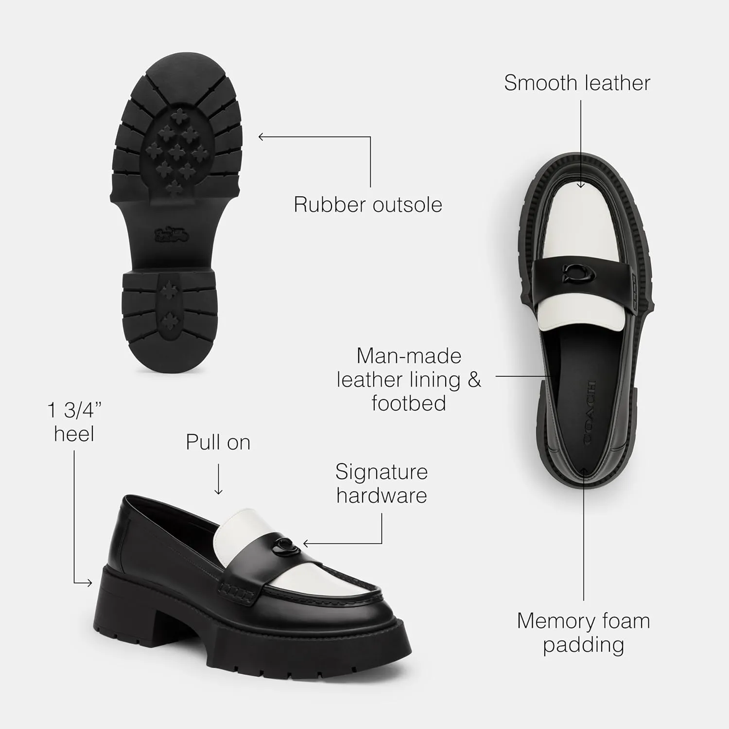 Coach Women's Leah Platform Loafer