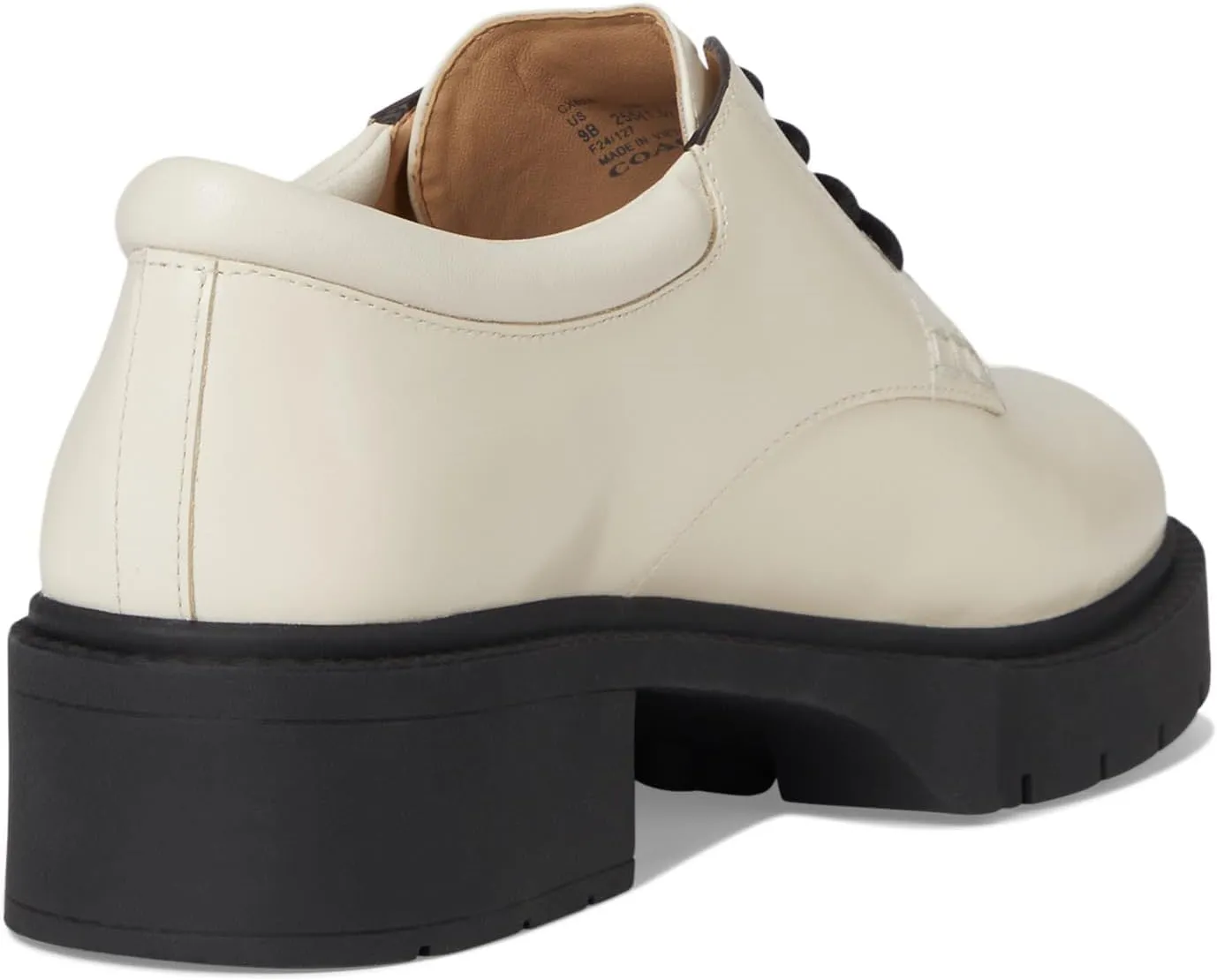 COACH Women's Lyla Leather Derby Loafer