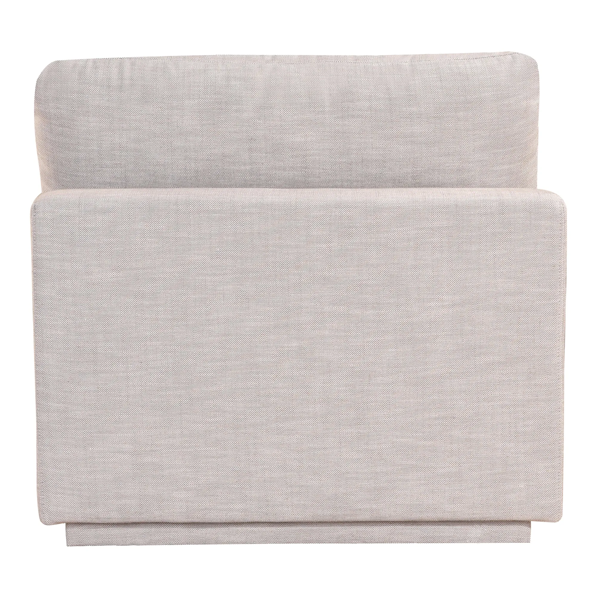 Coastal Linen Slipper Chair - Modern Elegance