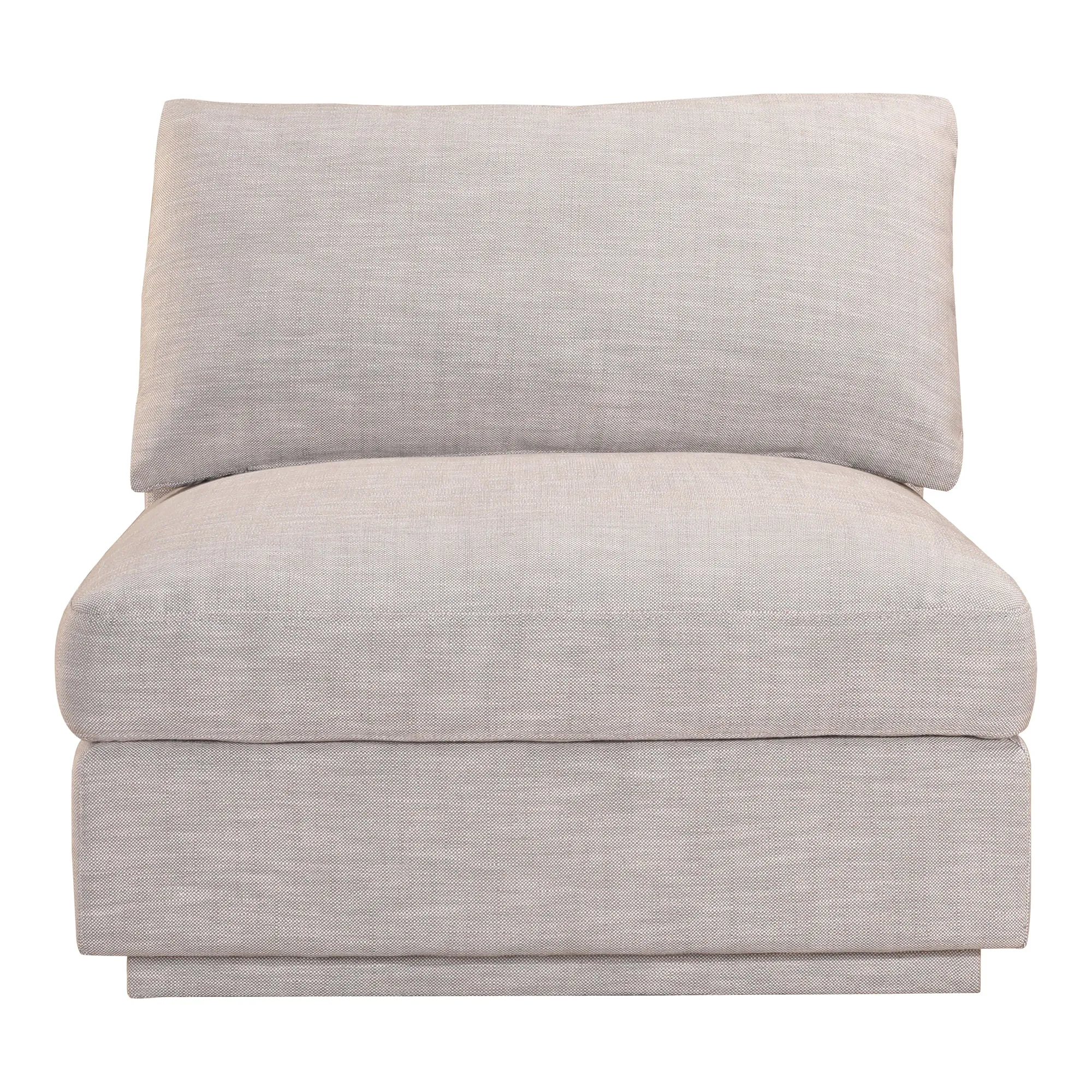 Coastal Linen Slipper Chair - Modern Elegance