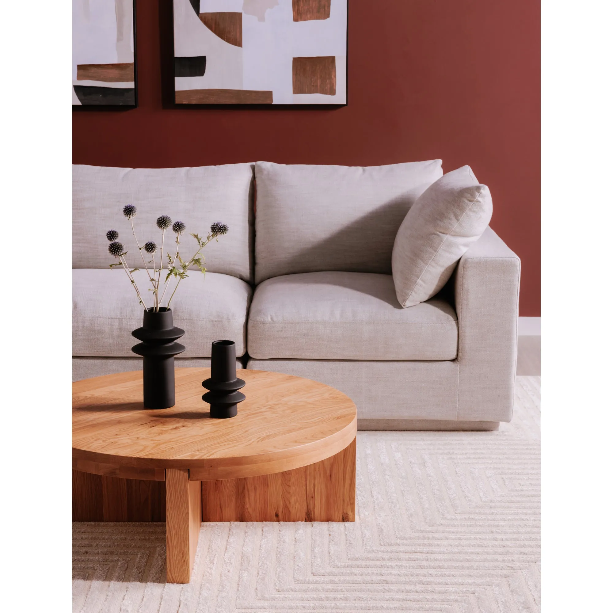 Coastal Linen Slipper Chair - Modern Elegance