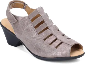 Comfortiva Faye Smoke Distressed Foil Suede 5 M (B)