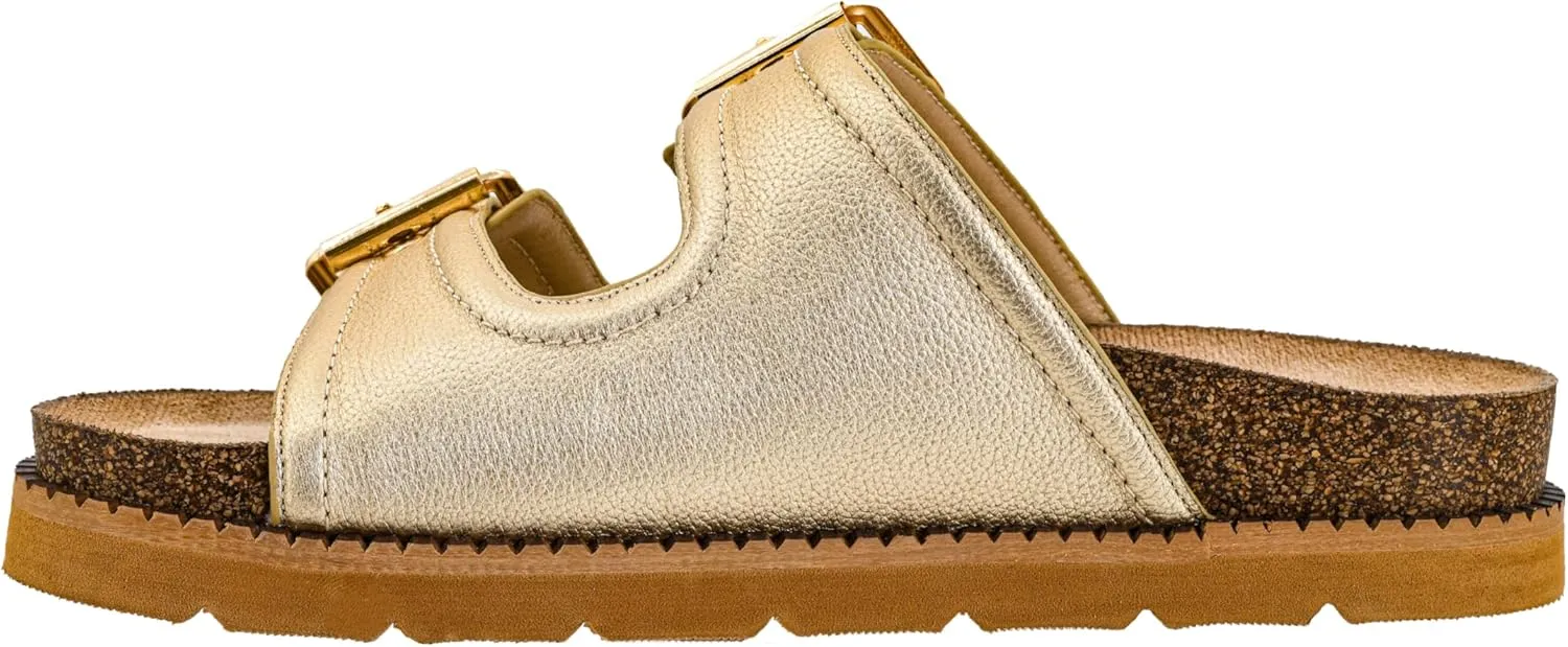 Corkys Footwear Hey Girl Women's Conceited Two-Strap Sandal | Comfortable Soft Insoles and Two Straps With Adjustable Buckles | Stylish For Everyday Wear
