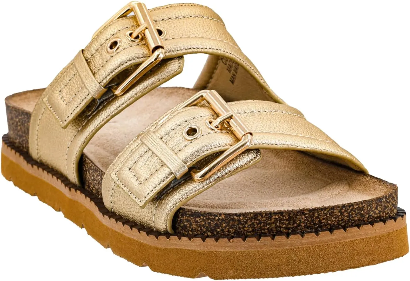 Corkys Footwear Hey Girl Women's Conceited Two-Strap Sandal | Comfortable Soft Insoles and Two Straps With Adjustable Buckles | Stylish For Everyday Wear