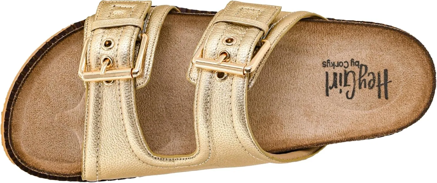 Corkys Footwear Hey Girl Women's Conceited Two-Strap Sandal | Comfortable Soft Insoles and Two Straps With Adjustable Buckles | Stylish For Everyday Wear