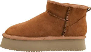 Corkys Footwear Room Service 1.75-Inch Platform Slipper Booties with Cushioned Insoles and Luxurious Faux Fur Lining - Cozy Fall/Winter Essential