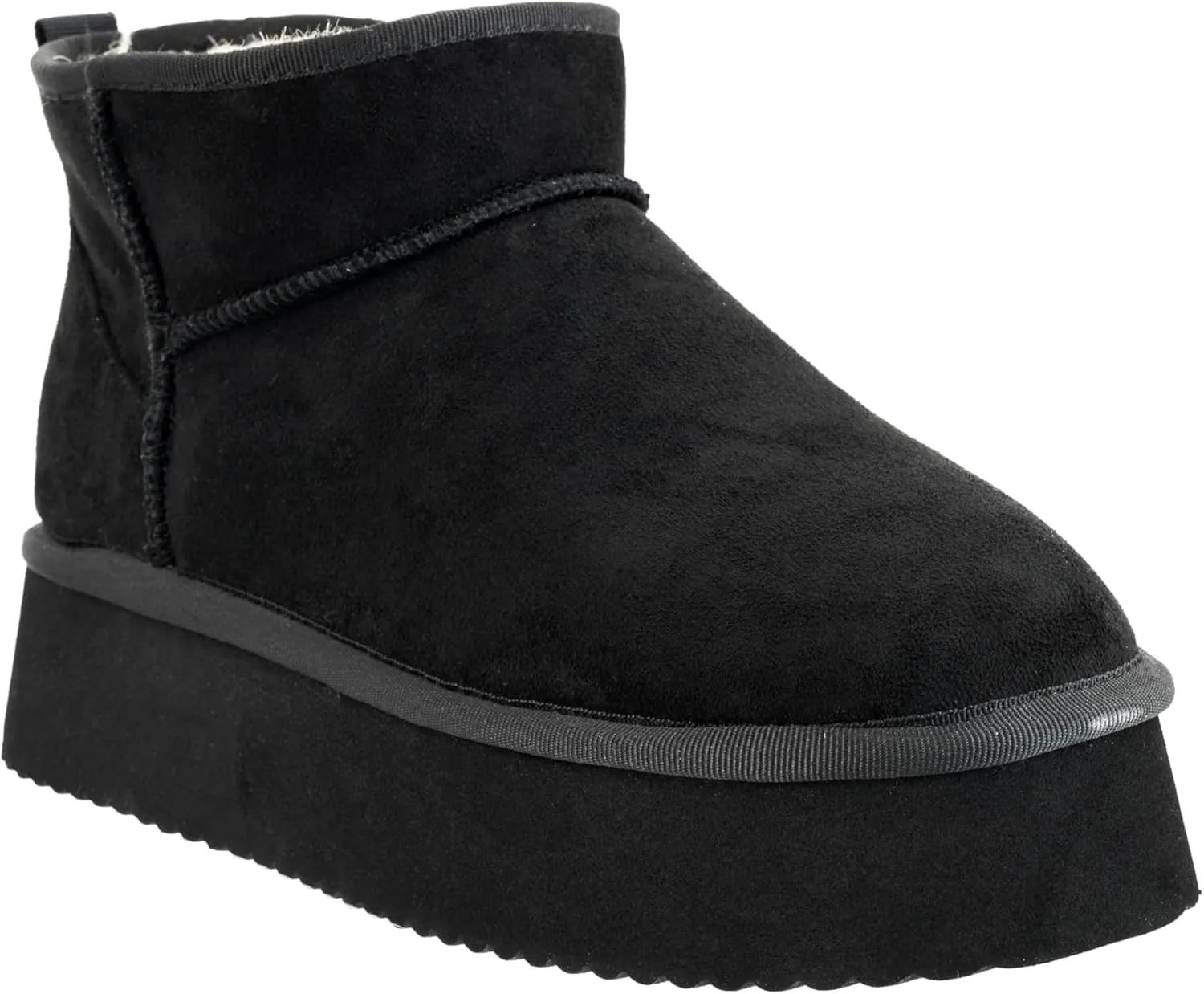 Corkys Footwear Room Service 1.75-Inch Platform Slipper Booties with Cushioned Insoles and Luxurious Faux Fur Lining - Cozy Fall/Winter Essential