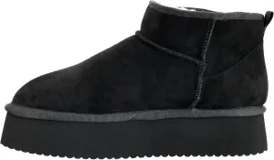 Corkys Footwear Room Service 1.75-Inch Platform Slipper Booties with Cushioned Insoles and Luxurious Faux Fur Lining - Cozy Fall/Winter Essential