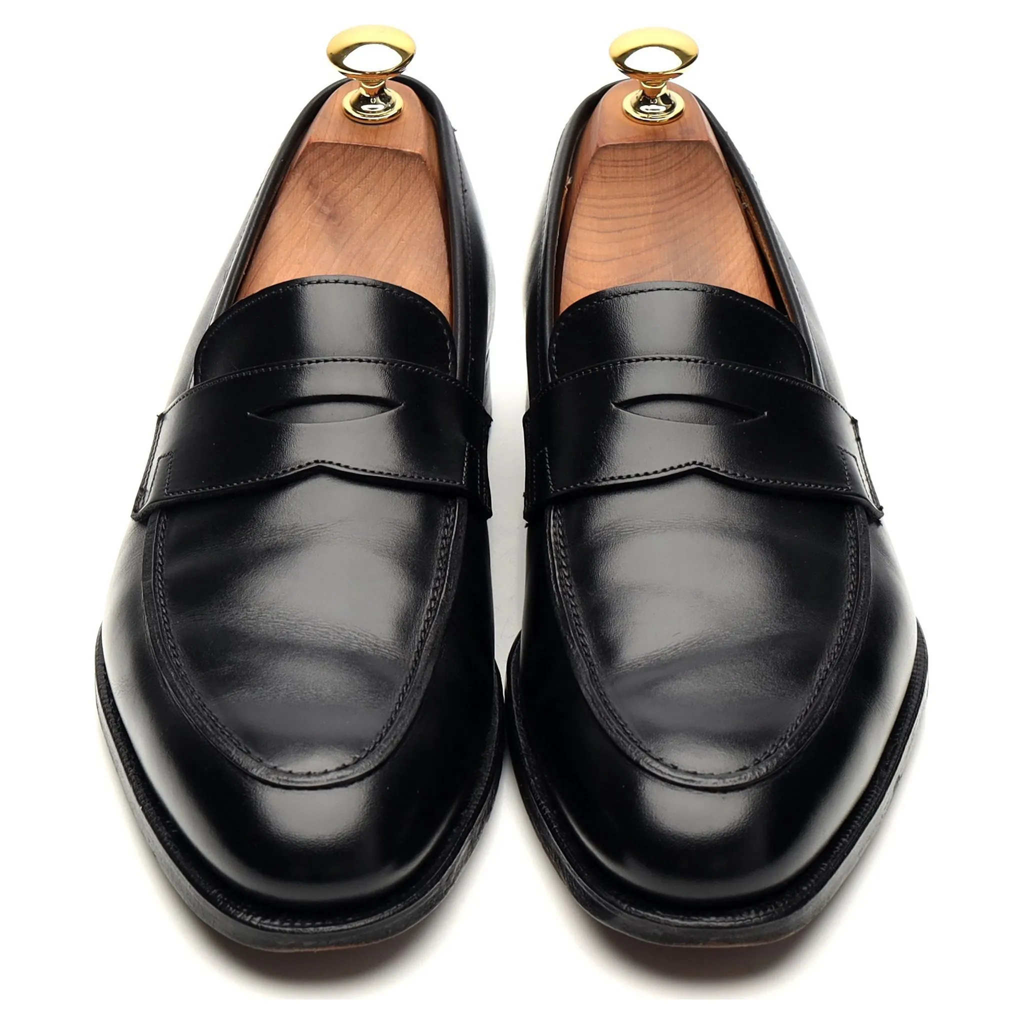 'Crawford' Black Leather Loafer UK 6 E