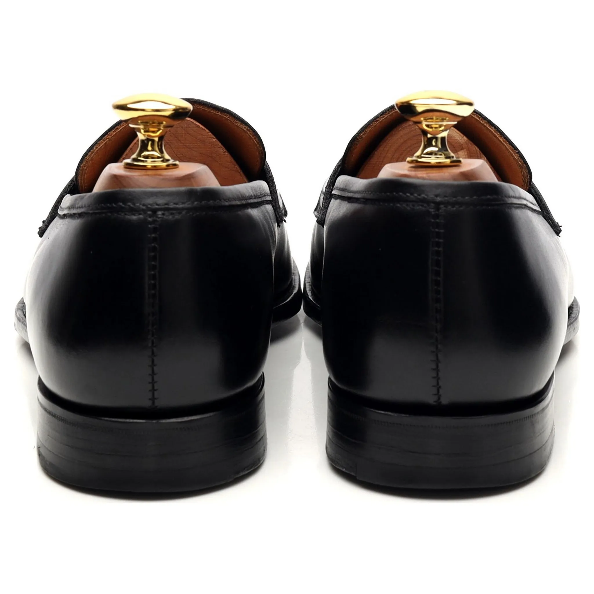 'Crawford' Black Leather Loafer UK 6 E