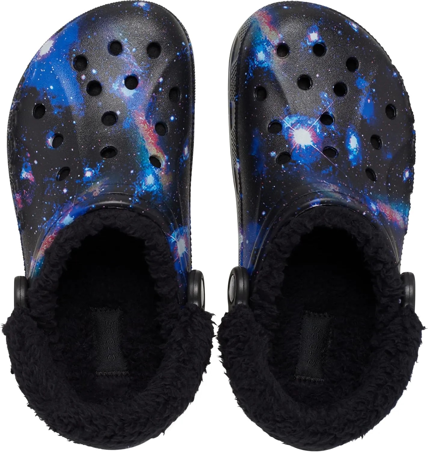 Crocs Unisex-Adult Baya Lined Fuzz Strap Clogs