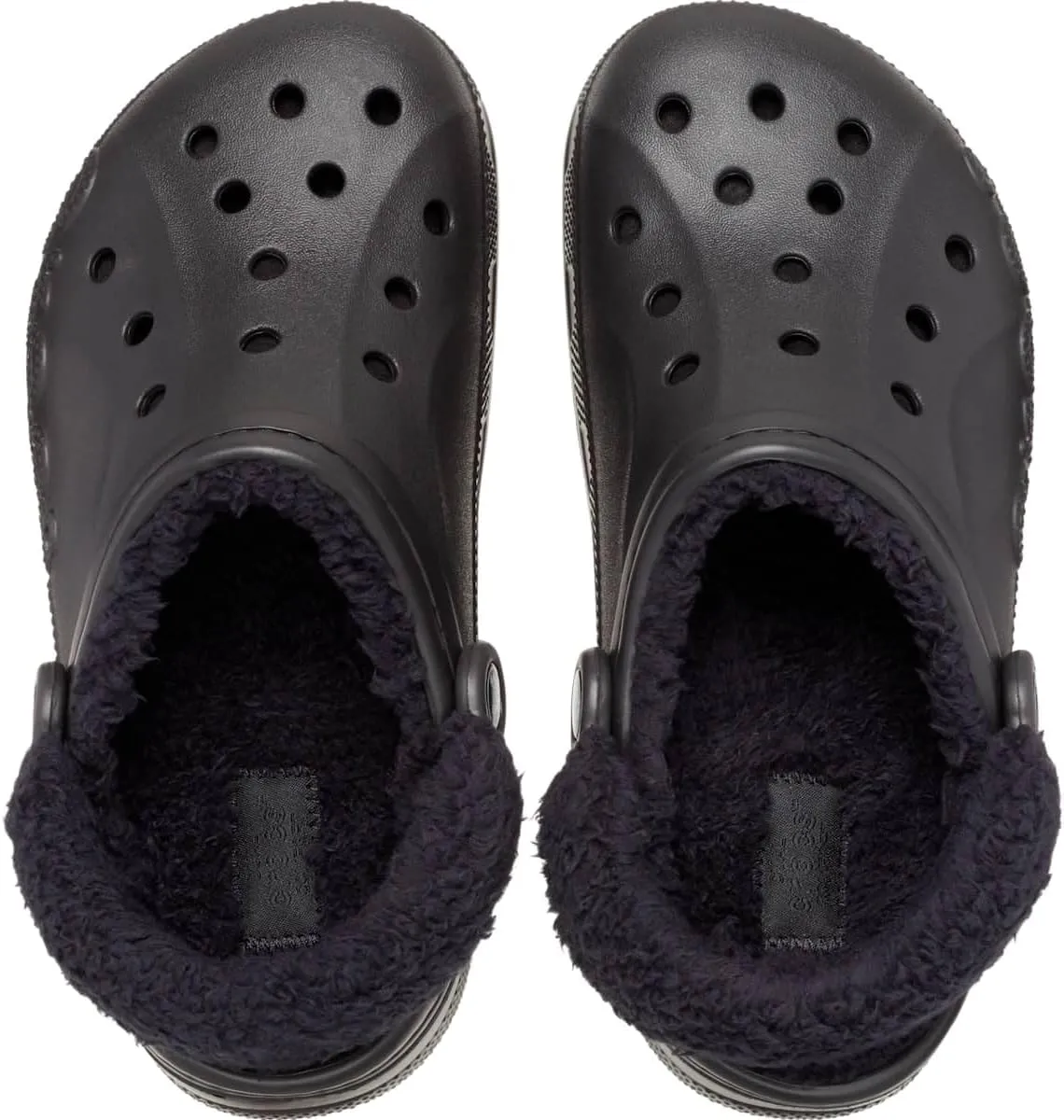 Crocs Unisex-Adult Baya Lined Fuzz Strap Clogs